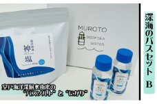 深海のバスセット　B 美容 入浴剤 ミネラル リラックス 健康 塩 化粧品 雑貨 温浴 スキンケア 発汗 ミネラル補給 冷え性 疲労回復 ダイエット