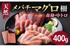 【 天然まぐろ 】 中トロ 赤身 柵 400gセット (100g×4pc) サク さく 天然 めばち マグロ 鮪 まぐろ 100% 冷凍 刺身 海鮮 丼 刺し身 小分け 高知 室戸 8000円