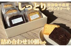 自家製パウンドケーキ 詰め合わせセット 10個 カット 個包装 小分け
