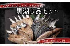 【定期便 奇数月6回】 干物 黒潮セット アジ開き5枚 鯵 アジ あじ カマス開き5枚 かます トロカマス スルメイカ1枚 冷凍 人気 干物 詰め合わせ 大容量 海鮮 魚介 白身魚 室戸海洋深層水 高知県室戸市 ご飯のお供 朝食 晩酌 酒の肴 おつまみ BBQ ギフト 贈答 グルメ 送料無料