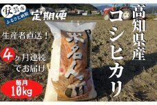 73-08 《令和7年産》4ヵ月連続でお届け!!「コシヒカリ(白米)」定期便 10kg×4回 こめ コメ おこめ 精米 お米 ごはん おコメ