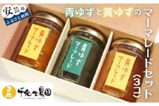 31-23 青ゆずと黄ゆずのマーマレードセット(3個)