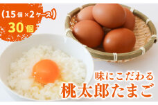 桃太郎たまご 30個 | たまご 卵 鶏卵 たまごかけごはん たまごかけ TKG おいしい 赤玉 高級 人気 おすすめ 高知県 南国市