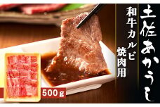 土佐あかうし【和牛カルビ／焼肉用】赤牛 和牛 BBQ バーベキュー 夏休み キャンプ 