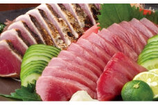 土佐料理司 一本釣り とろ鰹の刺身1節・鰹たたき2節セット