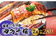 【通常用】極上国産うなぎ四万十桜 蒲焼き約140g✕2尾 | うなぎ 鰻 蒲焼き 国産 四万十鰻 白焼き 調理済み タレ付き ギフト（お歳暮/お正月）高級 お取り寄せ グルメ 食べ比べ 冷凍