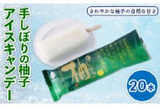 手しぼりの柚子アイスキャンデー80ml✕20本 | アイスクリーム 人気 大容量 有名 アイスセット 詰め合わせ スイーツ ジェラート 久保田食品 高知県 南国市