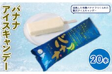 バナナアイスキャンデー80ml✕20本 | アイスクリーム 人気 大容量 有名 アイスセット 詰め合わせ スイーツ ジェラート 久保田食品 高知県 南国市