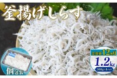 【定期便12回】釜揚げしらす 1.2kg（300g×4パック）|しらす干し 釜揚げ ごはん 丼 パスタ 魚 料理 高知県 南国市 シラス しらす ちりめん じゃこ かちり 小魚 魚貝 魚貝類 しらす シラス 海鮮 しらす丼 シラス丼 ふるさと納税しらすしらす おすすめ 高知産しらす 高知県産しらす 米 こめ コメ に合う