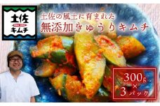 【土佐キムチ きゅうり】 きゅうりキムチ 300g×3パック 無添加 自然派  ポリポリ キムチ 漬物 発酵 きゅうり キムチ 手作り てづくり 韓国 高知県 南国市 