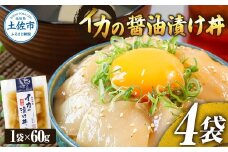 イカの醤油漬け丼（4P）セット