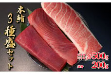 本マグロ 本鮪 大トロ・中トロ 各500ｇ・赤身200ｇ まぐろ3種盛セット まぐろ マグロ 赤身 刺身 マグロ丼 海鮮丼 魚 海鮮 魚介 おかず 冷凍 配送