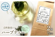 ハーブ仁淀川産 自然栽培ハーブ アップルミント ハーブティー ティーバッグタイプ ７袋入り×2個セット ティーバッグ お茶 ブレイクタイム 睡眠 リラックス プレゼント ギフト 国産 高知県産