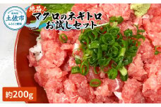 絶品！マグロのネギトロお試しセット 約200g 約1~2人前 薬味・しょうゆ付き まぐろ 鮪 ねぎとろ 魚介 海鮮 海鮮丼 お寿司 おかず おつまみ 惣菜 ご自宅用