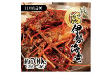 11月直送便 土佐獲れ 活伊勢海老 約700g（２尾～４尾） 天然 エビ　えび 伊勢エビ 海鮮 お刺身 刺し身 丸焼き しゃぶしゃぶ 故郷納税 ふるさとのうぜい 返礼品 高知県 高知 36000円