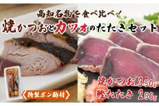 【 高知の鰹 】 藁焼き かつおタタキ と トロ焼き かつお セット 厳選 こだわり 特製  高知県産  野島水産 特製 鰹 トロ 須崎 NS003_x