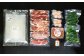 キジ肉、キジ肉つみれ、だしスープ、特製塩だれ、特製辛みそだれ、有機葉ニンニクがセットになった豪華鍋セットで、冷凍にてお届けします