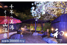 宿泊 券 30,000円分 温泉 ギフト チケット 千年の美湯 そうだ山温泉 旅館 宿泊券 温泉 温泉旅館 トラベルクーポン トラベル 人気 おすすめ 温泉券 高知県 須崎市