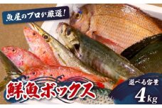 鮮魚BOX 4kg 刺身 刺し身 旬 海鮮 鮮魚 魚介 焼き 煮付け 炙り カルパッチョ 寿司 丼 おつまみ おかず ご飯に合う 米に合う コメに合う 家庭用 父の日 高級 冷蔵 高知県 須崎市 土佐 須崎魚商人組合 GK008