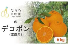 成田果樹園のデコポン6kg【家庭用】　不知火 しらぬひ しらぬい デコタンゴール ヒメポン キヨポン フジポン ラミポリン ポンダリン 訳あり わけあり なるた果樹園 みかん くだもの フルーツ 高知
