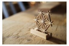 ～大工が創る組子細工～麻の葉コースター　2個セット