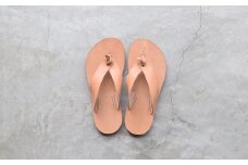 本格牛革のサンダル 【ナチュラル／22.0cm～27.5cm】