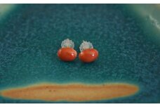 さんごの吉良：珊瑚ピアス3