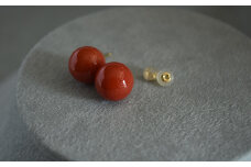さんごの吉良：珊瑚ピアス15