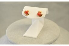 さんごの吉良：珊瑚ピアス16