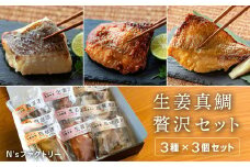 生姜真鯛 贅沢セット （3種各3個入り）