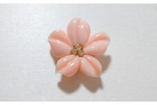 海の秘宝珊瑚：ブローチ21