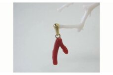 珊瑚職人館の珊瑚ペンダント186