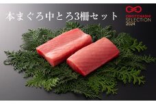 本まぐろ中とろ３柵セット