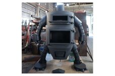 ロボット型薪ストーブ（スタンダード）災害備蓄 防災グッズ 暖炉 オブジェ 置物 インテリア ピザオーブン オーブン付き 手作り 送料無料 高知 高知県 ギフト 故郷納税 返礼品【R00758】