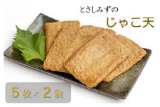 惣菜じゃこ天（５枚入り×２袋）冷凍 じゃこてん てんぷら すり身 魚 魚介 おでん お弁当 おかず おつまみ 弁当 おかず 副菜 惣菜 煮物 炒め物 グルメ おいしい 送料無料【R00141】