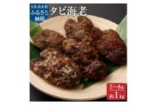 天然タビ海老（ゾウリエビ）約１キロ（５～８尾入り）サイズおまかせ 贈答可 タビエビ セミエビ科 ゾウリ海老 海老 えび 天然 お刺身 刺身 お味噌汁 パスタ 濃厚 甘い【R01250】