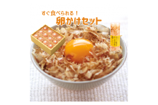 すぐ食べられる!卵かけご飯セット（土佐ジローの卵12個×宗田節20g）高級TKG 鰹節 メジカ ブランドたまご タマゴ 鶏卵 国産 地鶏 ご飯 おいしい グルメ 朝食 贅沢【R00762】
