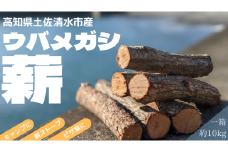 薪 約10kg（１箱）乾燥済 ウバメガシ うばめがし 約30cm 焚き火 たきび キャンプ 薪ストーブ 暖炉 囲炉裏 アウトドア バーベキュー BBQ 災害備蓄 防災グッズ 広葉樹【R00828】