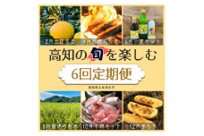 【6回定期便】 数量限定 高知の旬を楽しむ 文旦 土佐文旦 柑橘類 フルーツ 初鰹 かつおたたき かつお 小夏 ドレッシング 米 新米 ミルキークイーン 干物 芋もち【J00073】