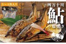 R5-838．炭火でじっくり焼いた四万十川天然鮎の塩焼き(3～4匹)
