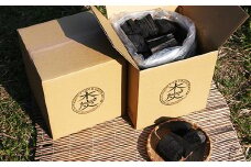 R5-207．四万十市産　焚き比べセット黒炭10㎏（樫5㎏+雑5㎏）
