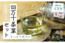 R5-814．【数量限定】すっきり爽やか四万十茶葉セット(イタドリ茶・桑茶）