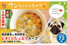 R6-431．【6回定期便】いつものごはんにかけるだけ！国産豚肉と高知野菜のビタミンたっぷりスープ 12袋セット×6回配送（合計72袋）【ペットフード】
