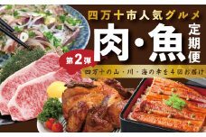 4ヵ月連続 定期便 四万十市 人気 魚介 ＆ お肉 返礼品 第2弾 冷凍 4回 毎月 海の幸 うなぎ ウナギ 鰻 蒲焼 かつお カツオ 鰹 たたき タタキ 黒毛和牛 和牛 牛肉 肉 サーロイン ステーキ 特選 贅沢 三昧 グルメ ごちそう 総菜 おかず 四国 高知 四万十 しまんと 鶏肉 ローストチキン チキン 25-846