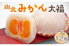 フルーツ大福 フルーツ 山北みかん大福 12個 笑顔こぼれる！ - 期間限定 和菓子 スイーツ フルーツ 武市神栄堂 送料無料 ギフト 贈り物 家庭用 みかん大好き 極甘のミカン大福 yd-0023