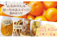 栁本果樹園の山北みかんとなっちゃるスイーツ詰合せ みかんづくし yg-0004