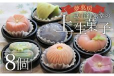 ＜季節の上生菓子＞上生菓子 8個 和菓子 生菓子 詰め合わせ 上生菓子 高級 和菓子ランキング 季節 セット 人気 花 合同会社武市神栄堂 - 四季折々 春 夏 秋 冬 送料無料 ギフト お祝い のし 武市神栄堂 お菓子 おやつ 家族団らん お茶の時間上 生菓子 詰め合わせ 和菓子 yd-0019