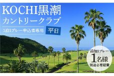 【追加1プレー】KOCHI黒潮カントリークラブ(平日) ※ゴルフ＆宿泊プラン利用者限定 - ゴルフ プレー券 チケット 旅行 休暇 趣味 スポーツ kg-0018