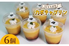 やすらぎ市 人気ナンバーワン！のカボチャプリン6個 yr-0015