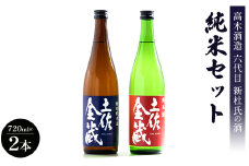 日本酒 高木酒造六代目新杜氏の酒 純米セット 720ml×2本 gs-0114